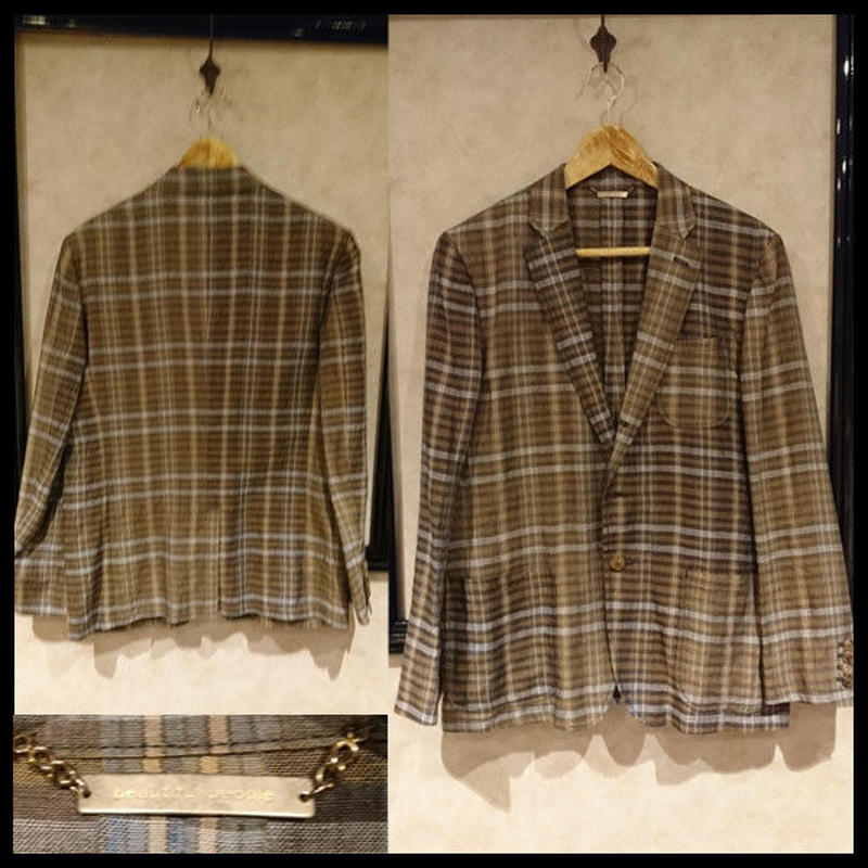 新品 Beautiful People ビューティフルピープル チェック ジャケット Mサイズ