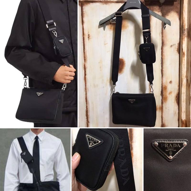 新品☆PRADA プラダ ナイロン ポーチ付き クロスボディバッグ | SOHOO 新品☆PRADA プラダ ナイロン ポーチ付き クロスボディバッグ | SOHOO