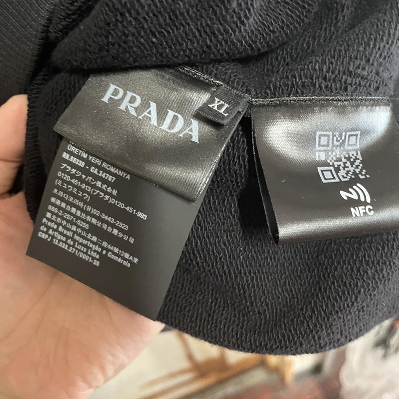 新品21FW☆PRADA プラダ ブランドロゴ スウェット トレーナー XLサイズ