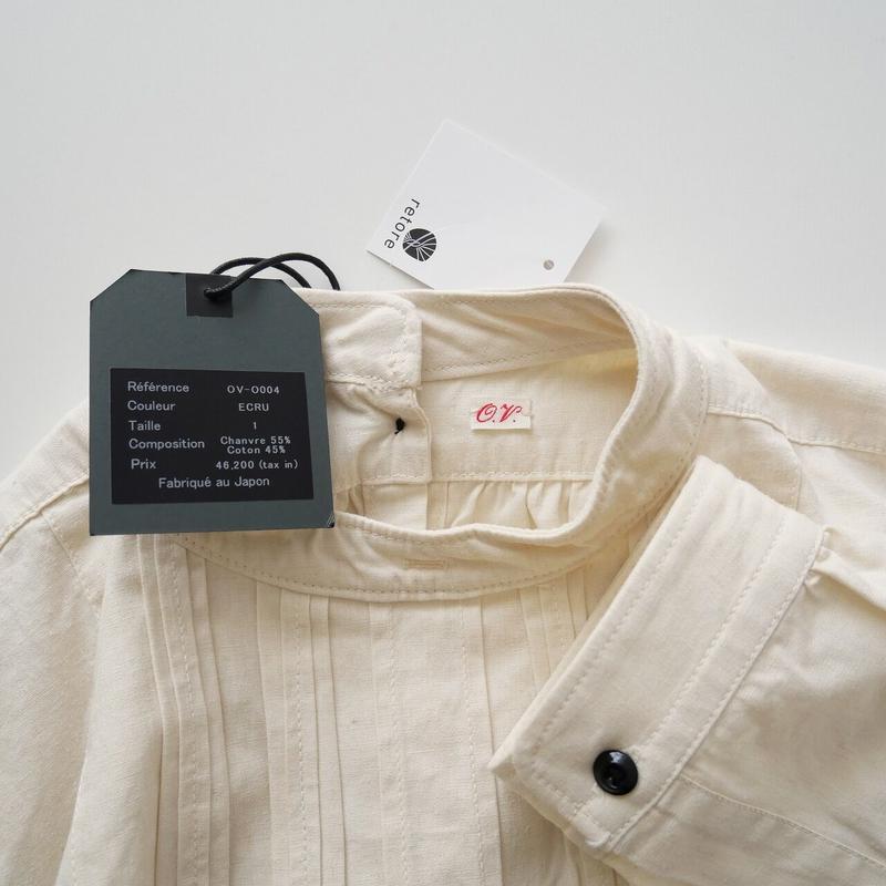 新品】 OUTIL / ウティ | ROBE MINOT 後染ピンタックワンピース | 1