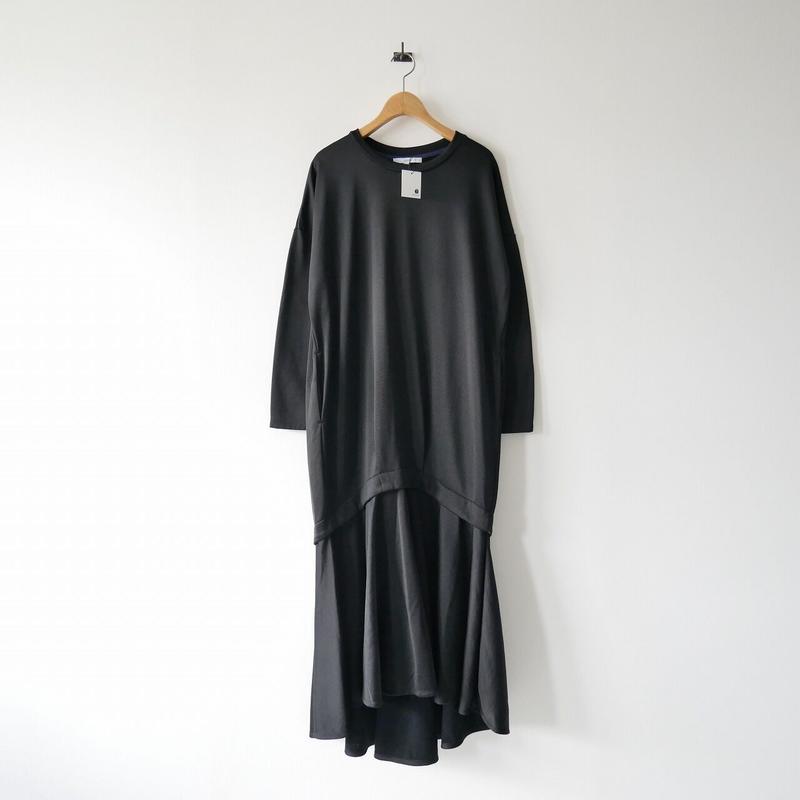 19aw Un3d レイヤードスウェットワンピース 05 0136