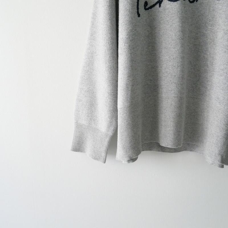 plage（プラージュ）の「les Tendre A-LINE LOGO ニット