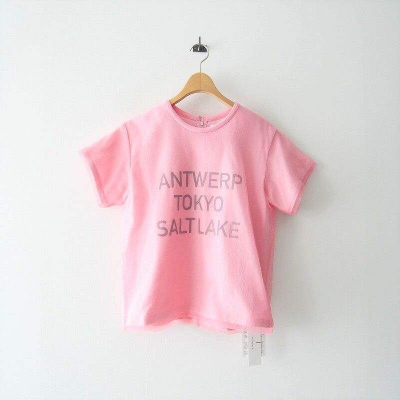 最先端 アキラナカ Akira Naka Tシャツ カットソー オーガンジーレイヤー 半袖 2 ピンク Ao Os レディース 高級感 Www Endocenter Com Ua