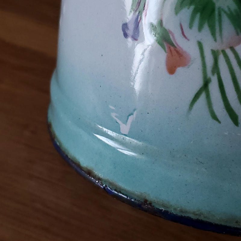 希少‪☆美品＊フランスアンティーク＊Japy＊コーヒーダブルビギン＊ビオラ・鈴蘭 希少‪☆美品＊フランスアンティーク＊Japy＊コーヒーダブル‬