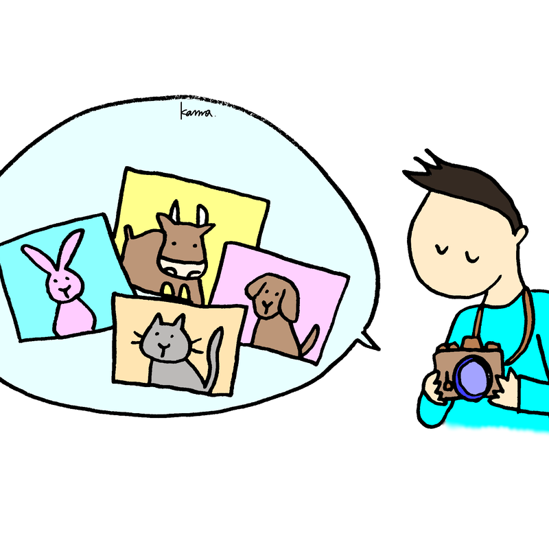 みんなの日本語il18 わたしの趣味は動物の写真を撮ることです 日本語教師専用イラ