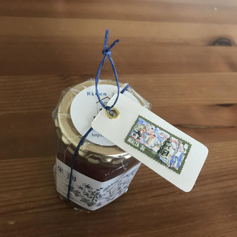 簡易ラッピング ジャム瓶5個分 律果園 簡易ラッピング ジャム瓶5個分 律果園