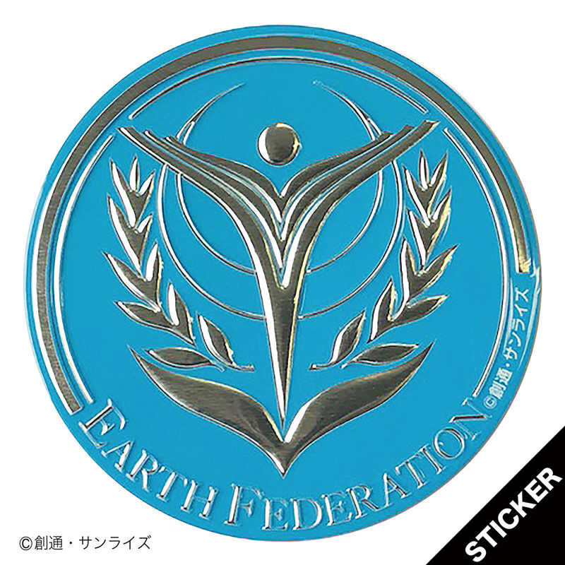 機動戦士ガンダムuc 初代地球連邦エンブレム ステッカー Right Works 機動戦士ガンダムuc 初代地球連邦エンブレム ステッカー Right Works