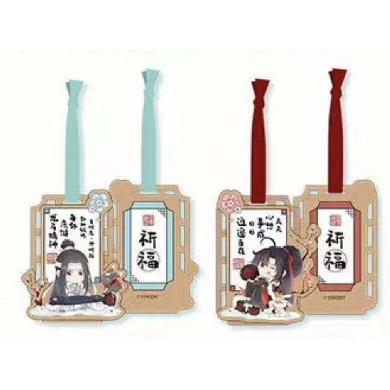 上海カフェ版 魔道祖師 御守り 木製 上海cafe版 祈福挂件 中国アニメ