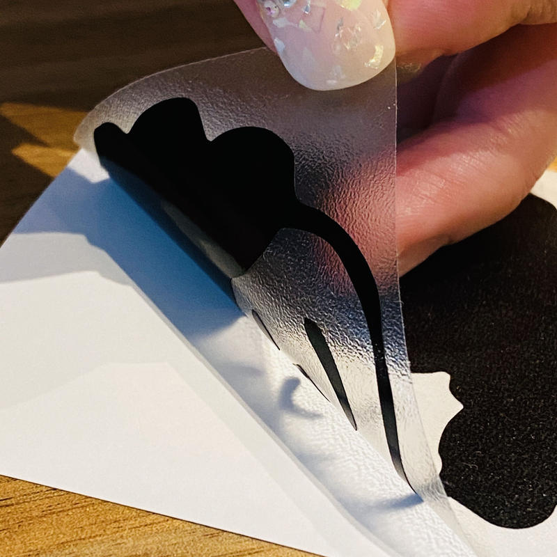 アフロちゃん顔だけステッカー 7cm 7 5cm Rirariraはんこストア