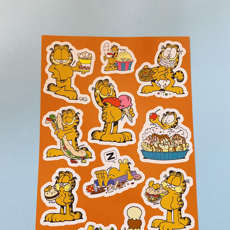 ガーフィールド シール Garfield Sticker Riri Market リー ガーフィールド シール Garfield Sticker Riri Market リー