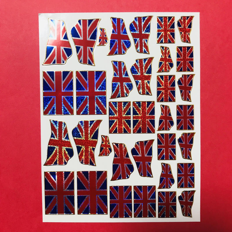 イギリス 国旗 キラキラ シール Uk Flag Sticker Riri Market イギリス 国旗 キラキラ シール Uk Flag Sticker Riri Market