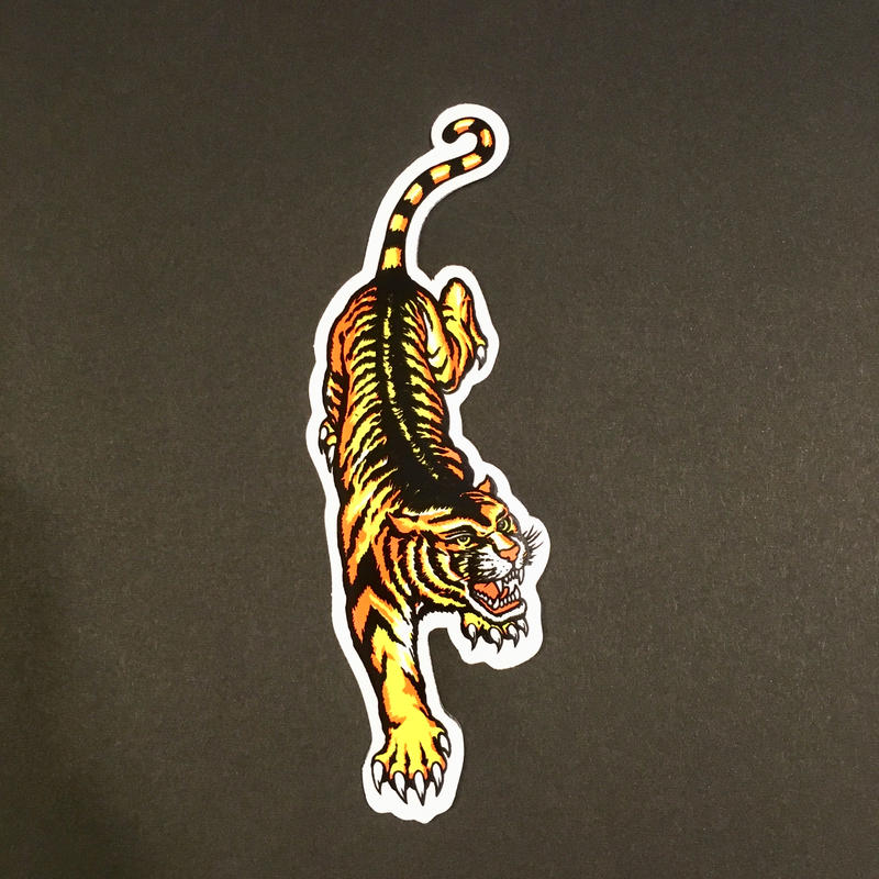 トラ 虎 タイガー シール 右向き Tiger Sticker Riri Market リ トラ 虎 タイガー シール 右向き Tiger Sticker Riri Market リ