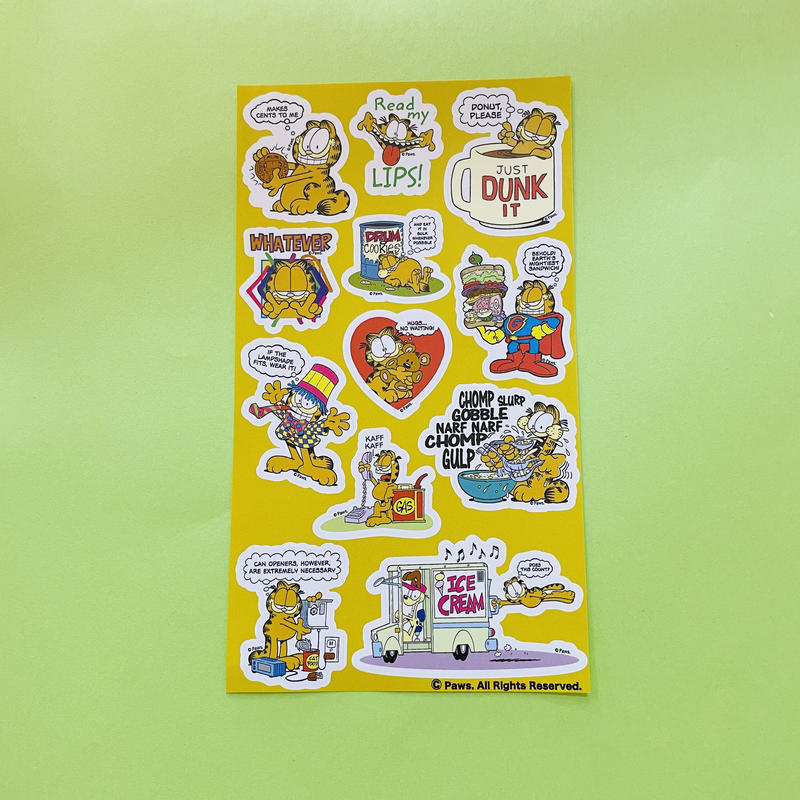 ガーフィールド シール Garfield Sticker Riri Market リー