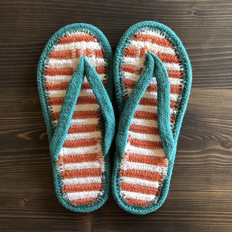 コットンサンダル Lサイズ23 25cm小さめ リスノ雑貨店