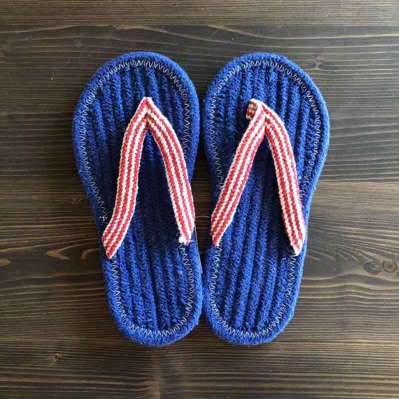 コットンサンダル Lサイズ23 25cm小さめ リスノ雑貨店