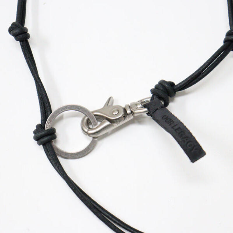 OUR LEGACY(アワー レガシー) グッズ公式激安通販 LEGACY OUR LADON ブラック ラドン LEATHER BLACK ネックレス