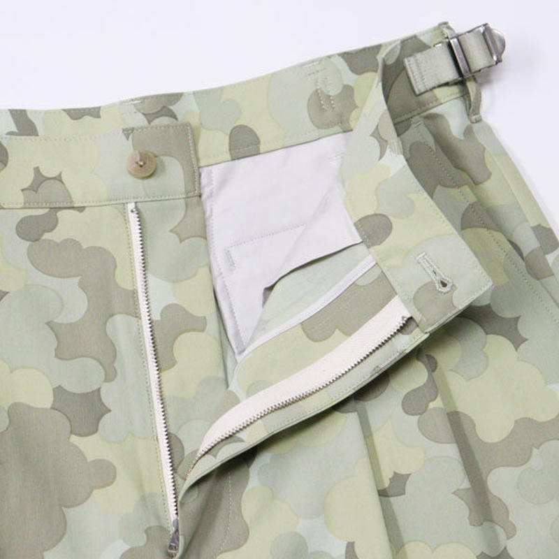 AURALEE◇22SS/WASHED FINX CAMOFLAGE TWILL GABARDIN/3/コットン