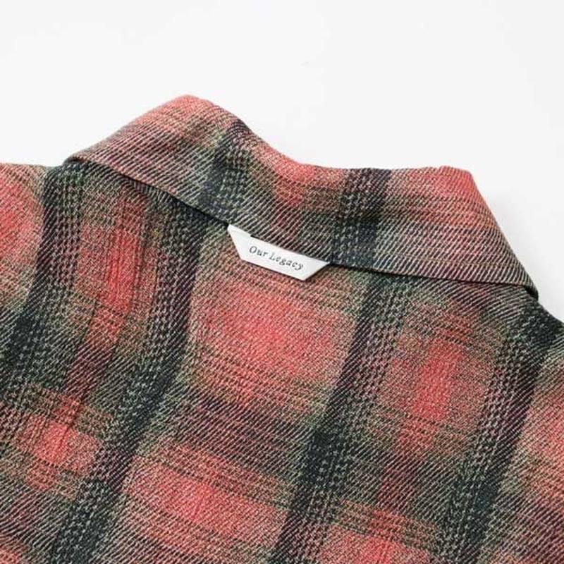 OUR LEGACY 【アワーレガシー】BORROWED SHIRT Big Lumbercheck