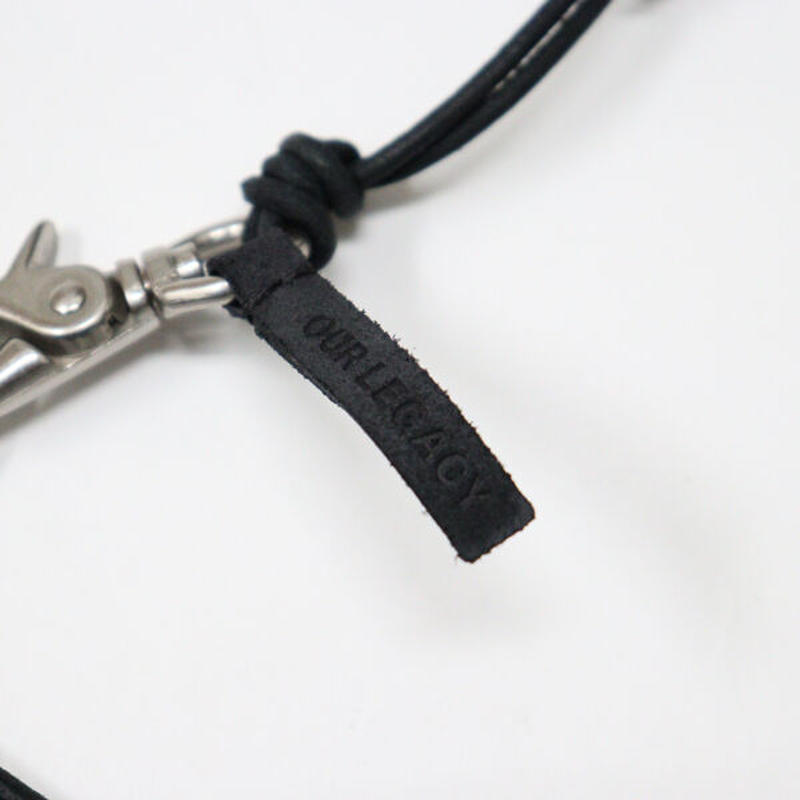 OUR LEGACY(アワー レガシー) グッズ公式激安通販 LEGACY OUR LADON ブラック ラドン LEATHER BLACK ネックレス