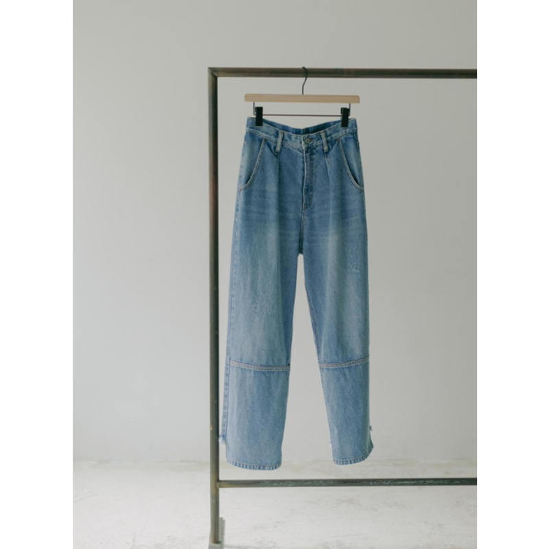 YENN 】 TUCK WIDE DENIM PT | selectshop RJ