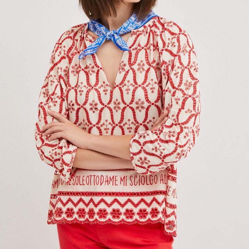 ottod'Ame 】Broderie anglaise blouse | selects...
