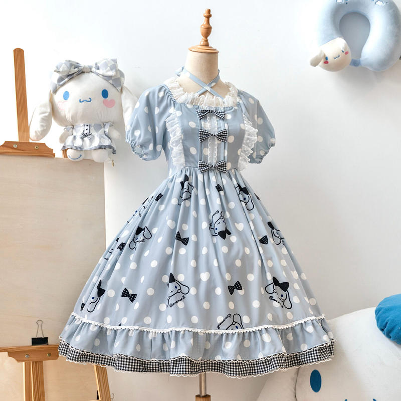 告白気球 水玉ワンピース セット シナモロールver Rococo S Closet