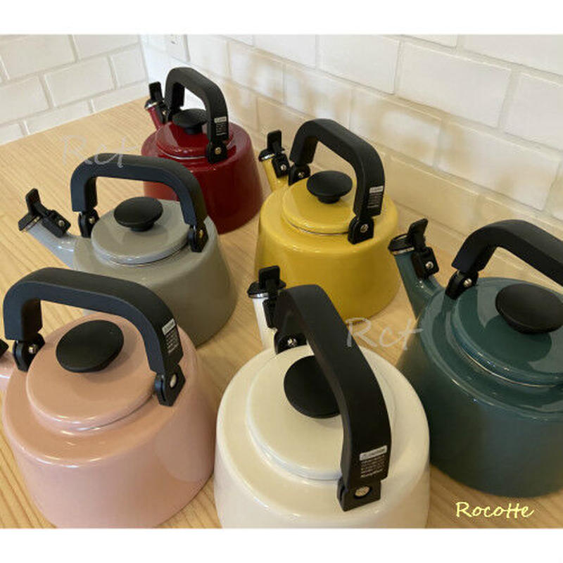 送料無料 笛吹きケトル おしゃれ やかん 笛吹き 富士ホーロー Ih かわいい コットン C