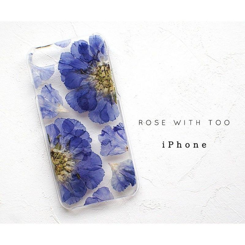 Iphone 押し花ケース 1スカビシンプル 押し花 ケース専門店