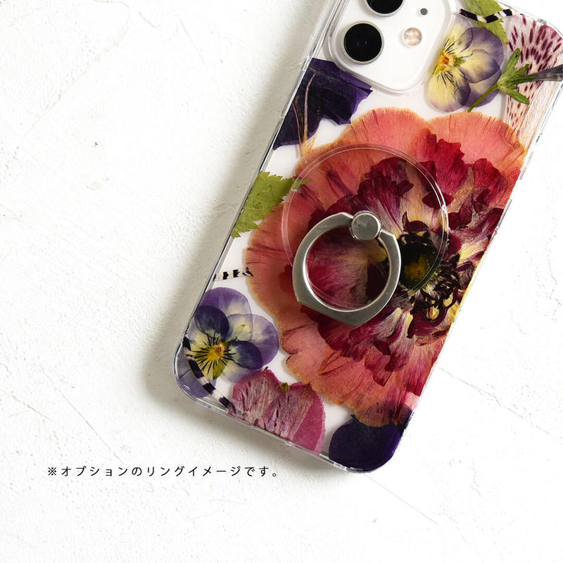 Iphone 押し花ケース 2101 9 押し花 ケース専門店 Rose Wi