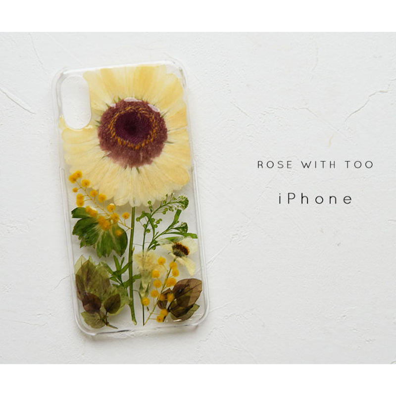 Iphone 押し花ケース 0129 3 押し花 ケース専門店 Rose