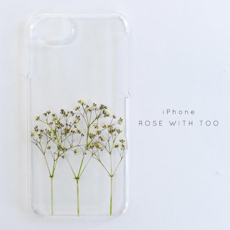 Iphone 押し花ケース 8 押し花 ケース専門店 Rose W