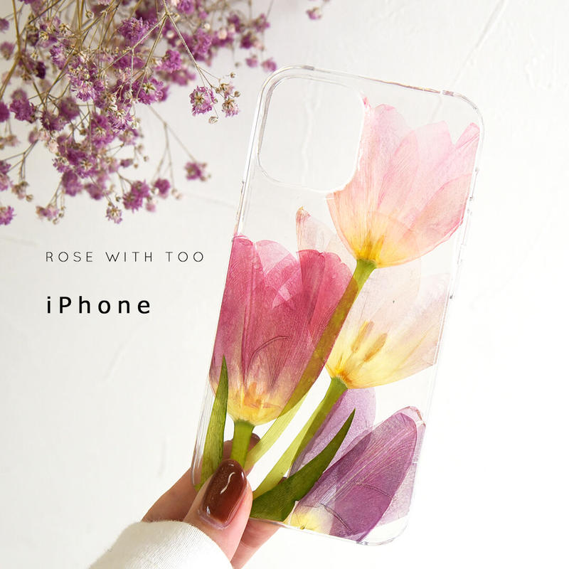 再販 Iphone 押し花ケース 19 3 押し花 ケース専門店 Ros