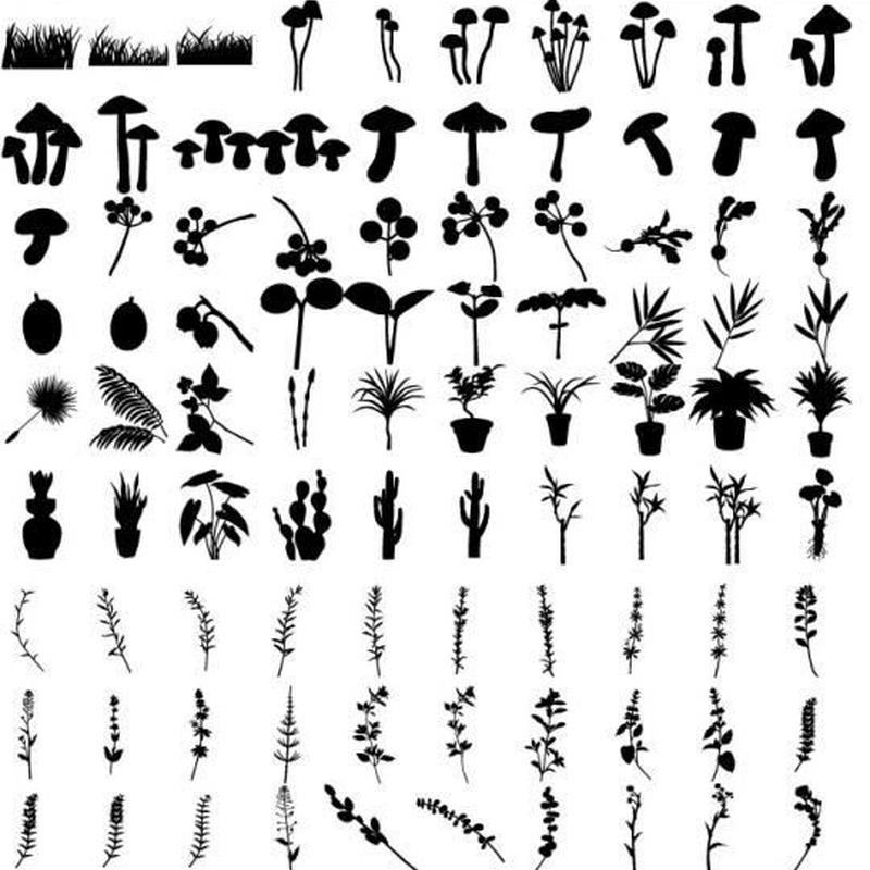 ツリーシルエット素材集 Flop Design Shop