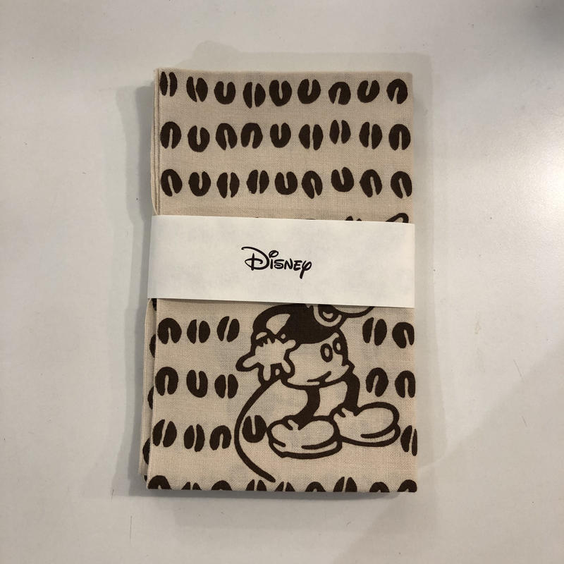 かまわぬ 手ぬぐい Disney柄 ミッキーコーヒー豆 Rustic By The Sea