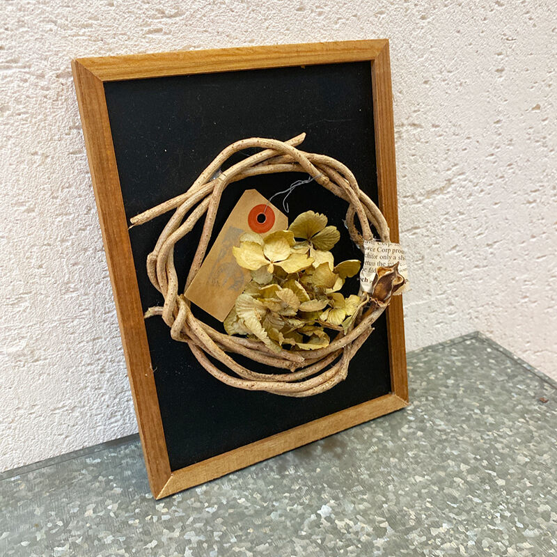 アンティークリースのミニフレーム アジサイ 7tails By The Seeds