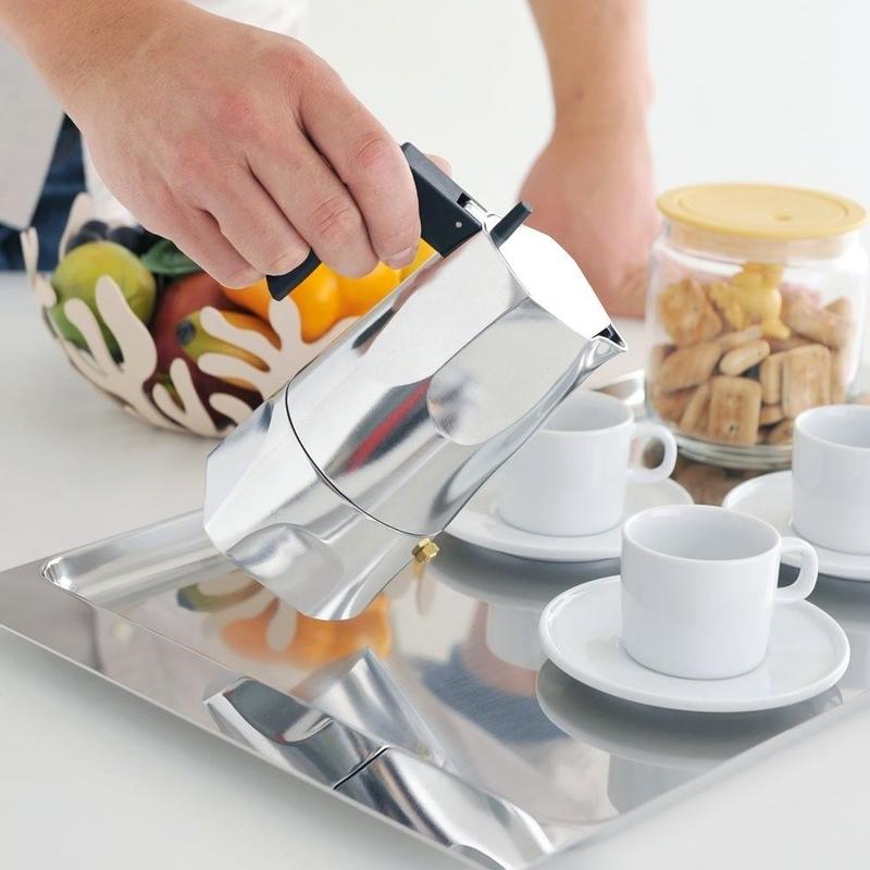アレッシィ○ALESSI MT18/3○OSSIDIANA エスプレッソコーヒーメーカー ...