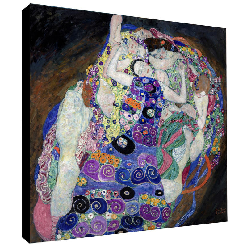 No.30082214ミクストメディア版画 グスタフ•クリムト 「ユーテッド