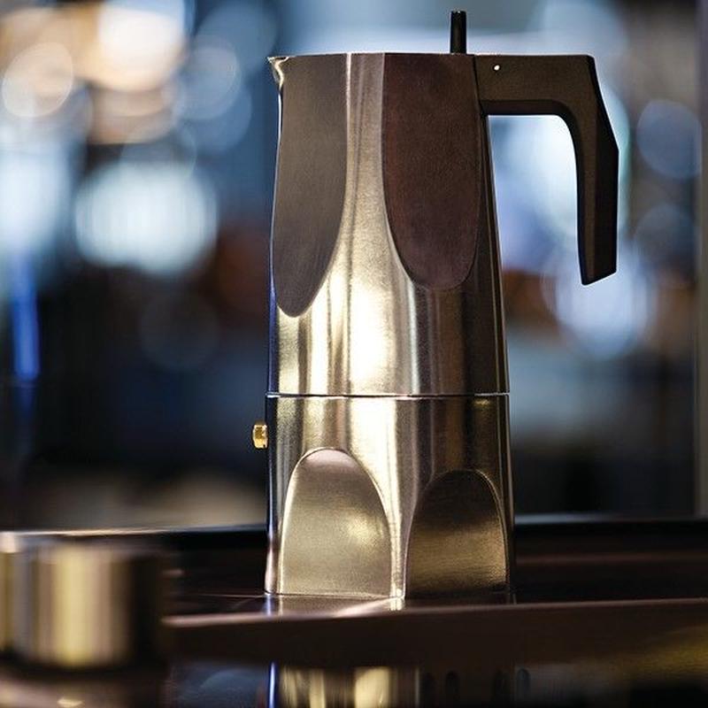 アレッシィ○ALESSI MT18/3○OSSIDIANA エスプレッソコーヒーメーカー ...