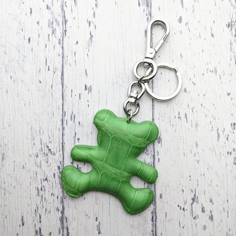 リアル クロコ Type1 Loop Single クロコの腹を使ったキーホルダー 財布 帽子 ファッション小物 リアル クロコ Type1 Loop Single クロコの腹を使ったキーホルダー 財布 帽子 ファッション小物