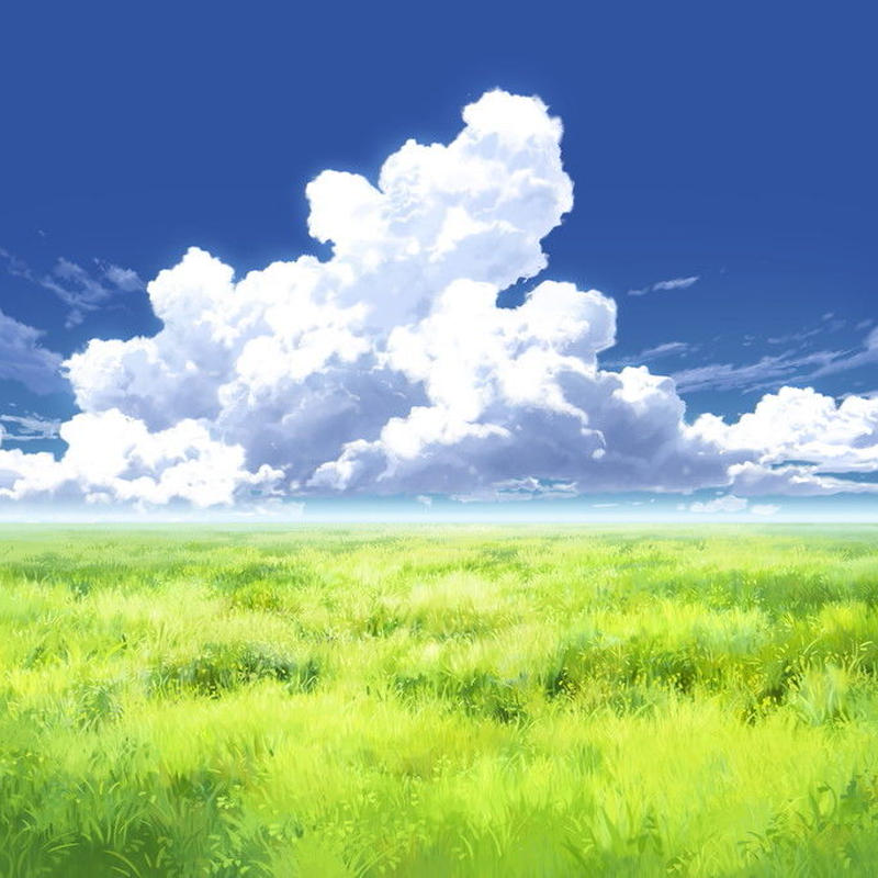 イラスト背景 合作 時差入道雲04 14 彩玉のpsd背景素材shop