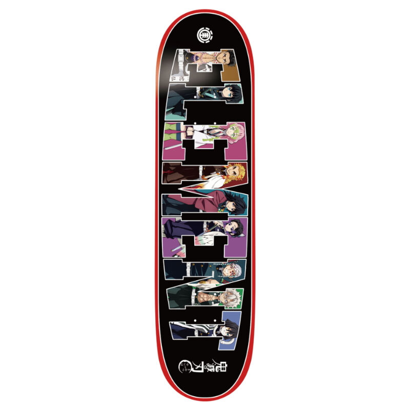 ELEMENT 鬼滅の刃 スケートボード デッキ KIMETSU B DECK 8.125インチ