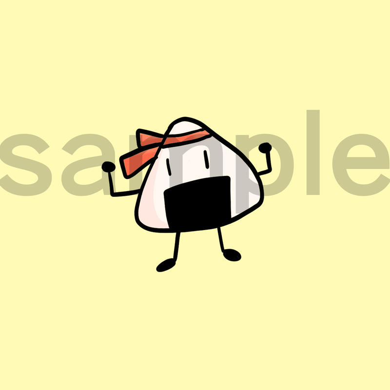アイコン用 イラスト おにぎりくん アイフリ Aifuri
