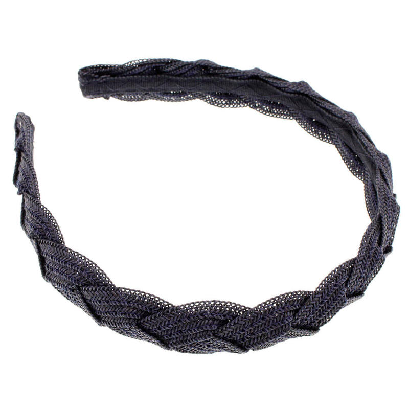 Jennifer Ouellette ストローブレードヘアバンド ネイビー Globa