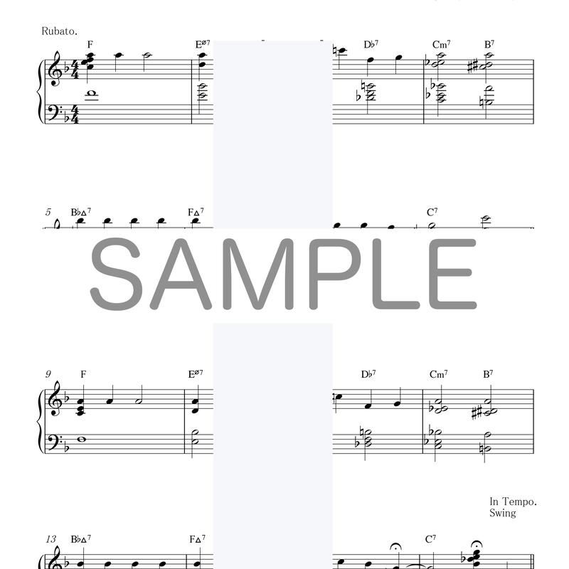 楽譜 10分間ジャズピアノレッスン 上級編 ジングルベル Naturally Mus