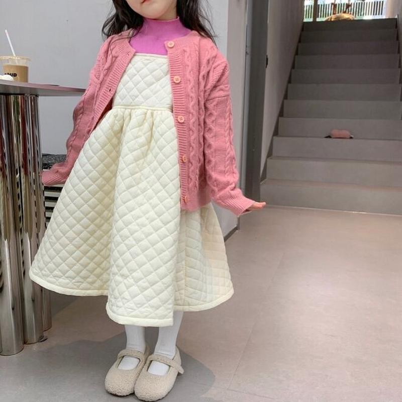 80 150cm Dress キルティング フレアワンピース Unidre Baby Kids 80 150cm Dress キルティング フレアワンピース Unidre Baby Kids
