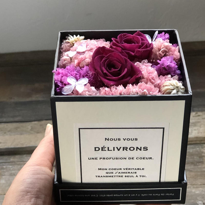 Flower Box アンティークピンク系 001 Scent Of Angels Flower Box アンティークピンク系 001 Scent Of Angels