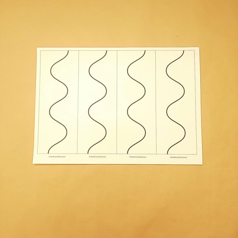 無料 デジタルデータ 日常生活の練習 はさみで切る 連続切り Seedling Mo