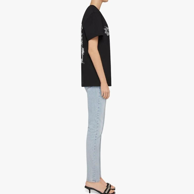 履き心地◎ 2266 MONSIEUR GIVENCHY 刺繍 エンブレム 半袖 シャツ