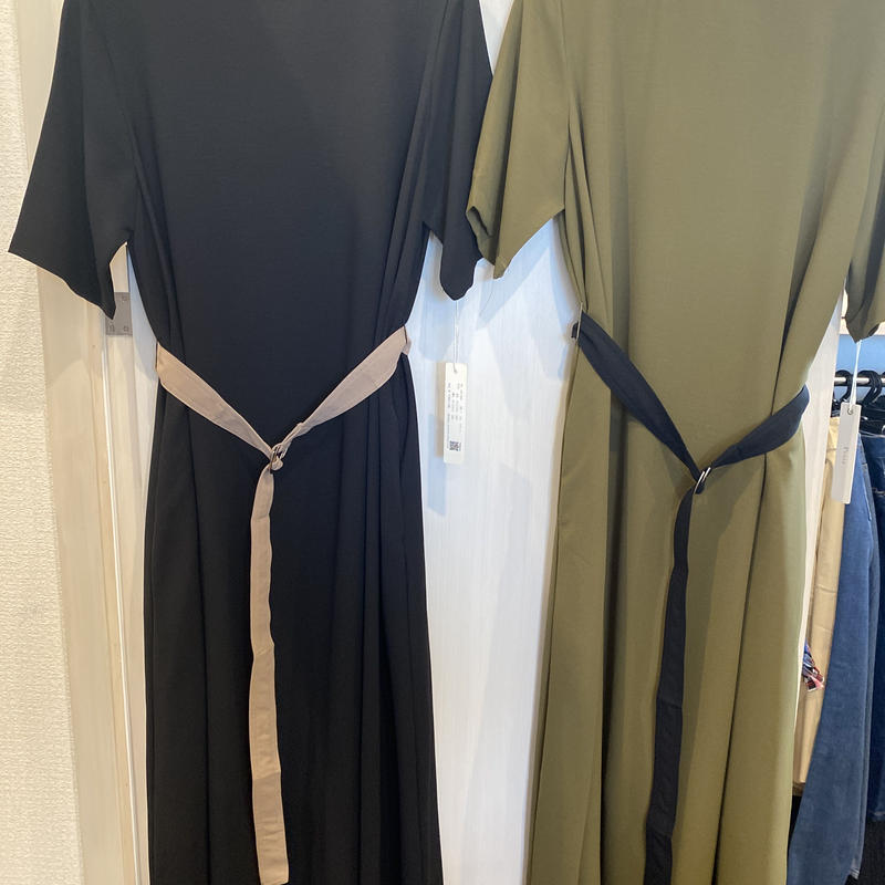 Praia バイカラーベルトワンピース Selectshop Luz Store