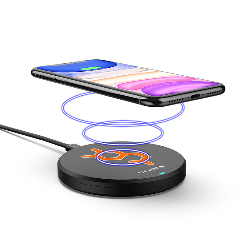 ワイヤレス充電器 Dr W002 かわいいオレンジ色デザインを施したお洒落な高速無線充電器qi